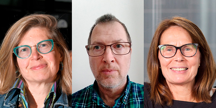 Barbara Pastina, Jyrki Liimatainen ja Marja Siitari-Kauppi.